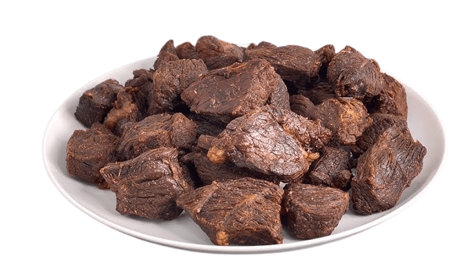A plate of fried beef
