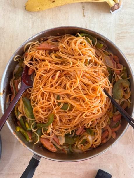 Jollof Spaghetti